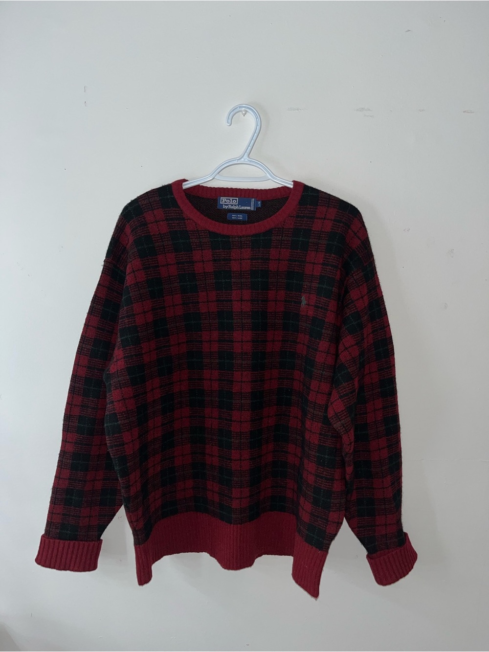 Vintage Ralph Lauren Men’s Tartan Plaid Sweater
